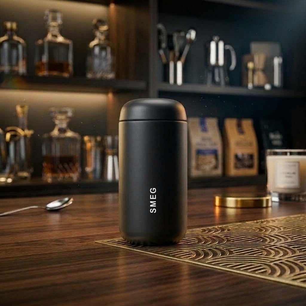 SMEG Style Capsule Insulated Coffee Travel Mug (350ml)