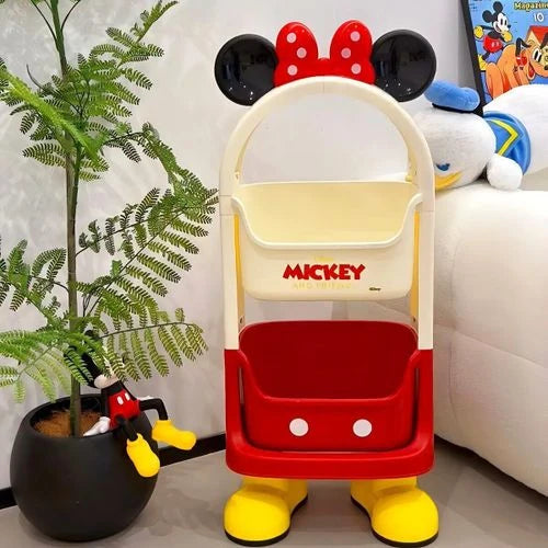 Disney Mickey & Friends 2-Tier Mobile Storage Trolley Cart