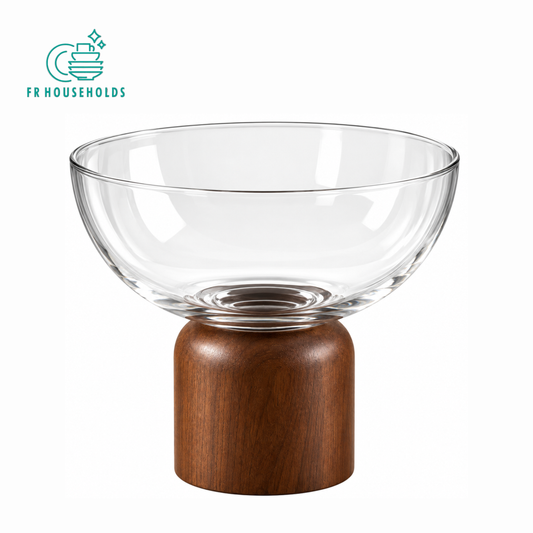 Pedestal Fruit & Serving Bowl with Raised Base – 16.5cm