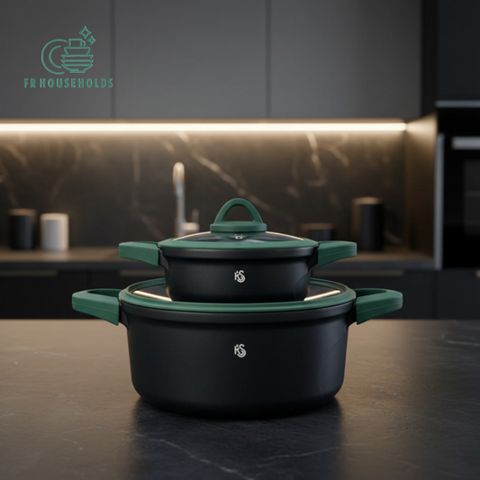 Original Kitchen Star Induction Cooking Pot Set (2 Sizes) | FR HOUSEHOLDS