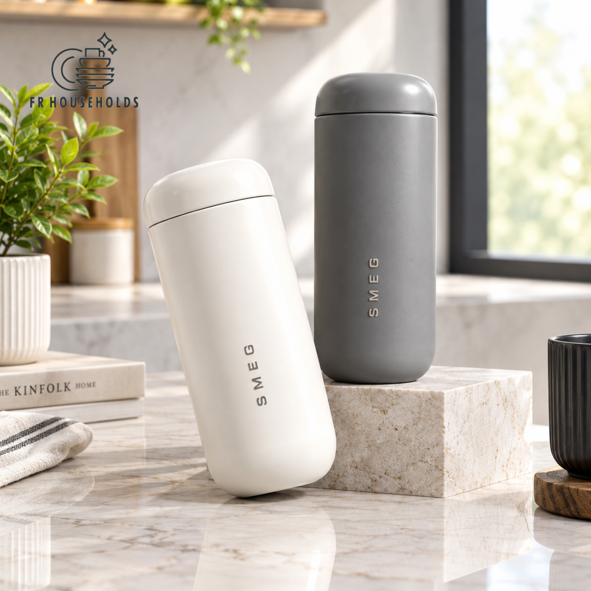 SMEG Style Capsule Insulated Coffee Travel Mug (350ml)
