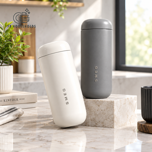 SMEG Style Capsule Insulated Coffee Travel Mug (350ml)