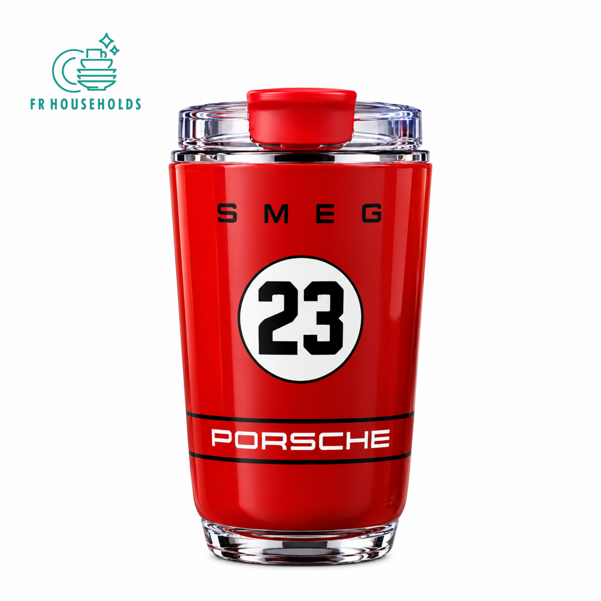 SMEG X PORSCHE Coffe Cup – 320ml | Hot & Cold - RED