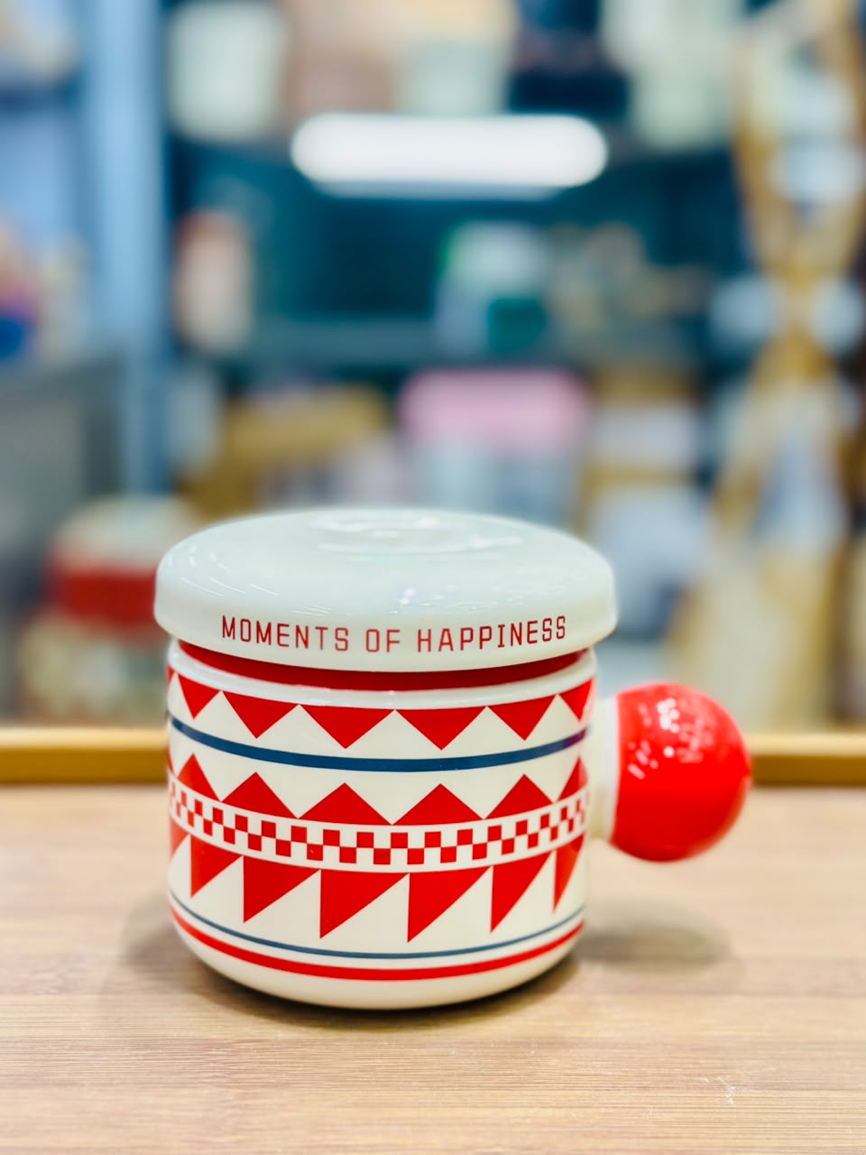Aesthetic Printed Ceramic Coffee & Tea Mug with Lid | Cozy Life & Flower Designs