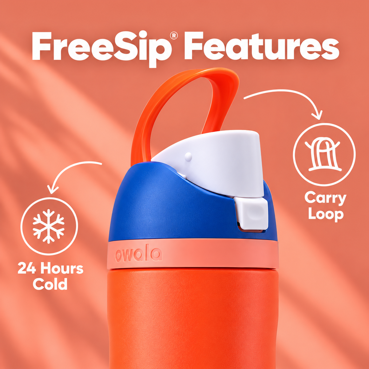 Owala FreeSip® Water Bottle - 32oz | U.S. of Yay