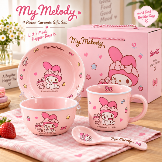 My Melody 4 Pieces Ceramic Gift Set