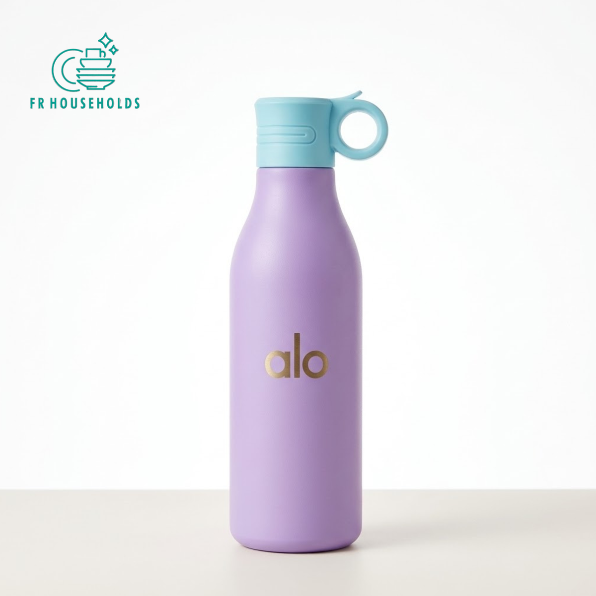 Alo Style Stainless Steel Insulated Water Bottle with Ring Handle