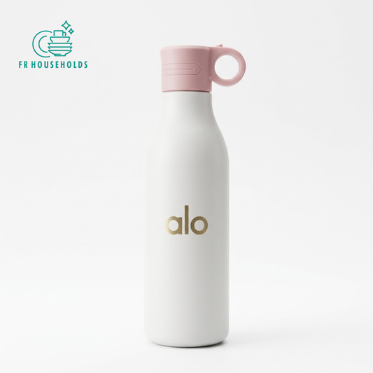 Alo Style Stainless Steel Insulated Water Bottle with Ring Handle