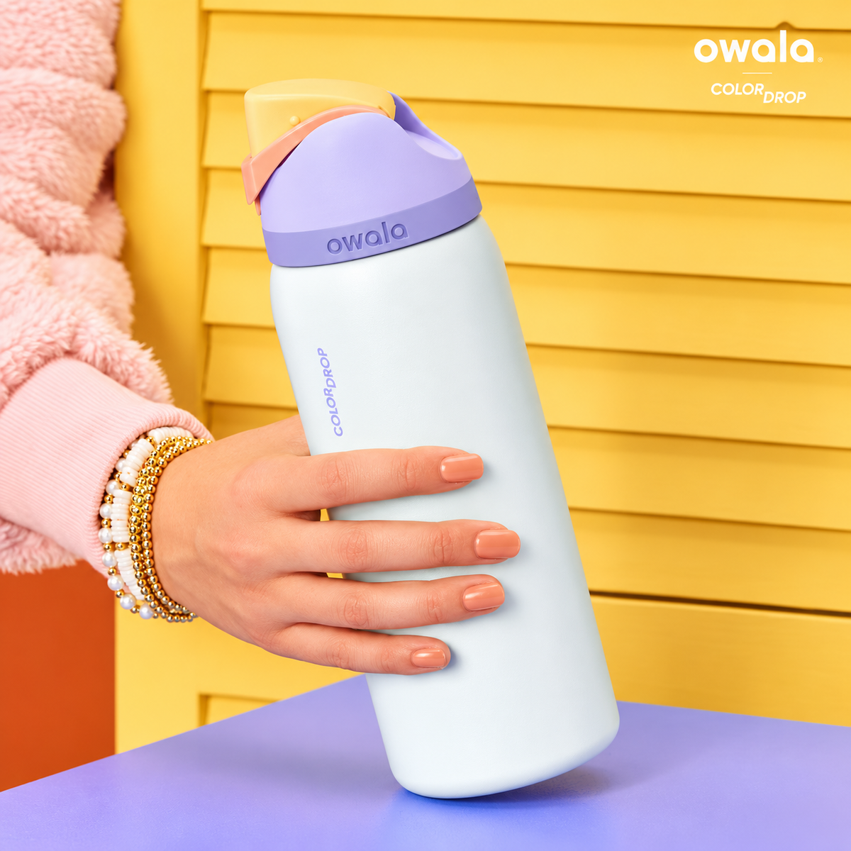 Owala FreeSip® Water Bottle - 32oz | Cloud 9