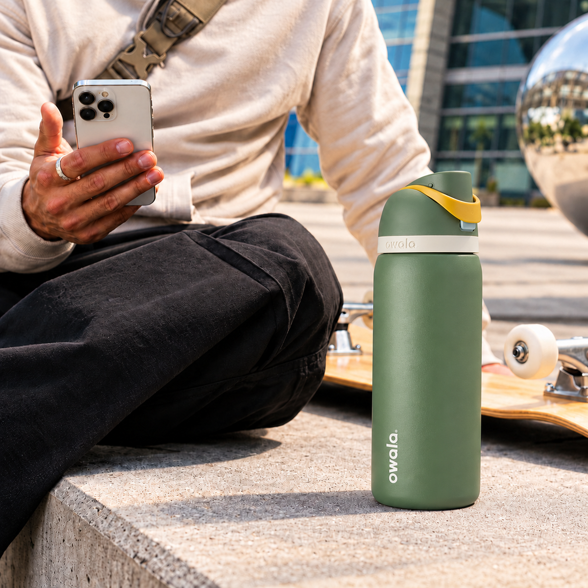 Owala FreeSip® Water Bottle - 32oz | Rolling Hills