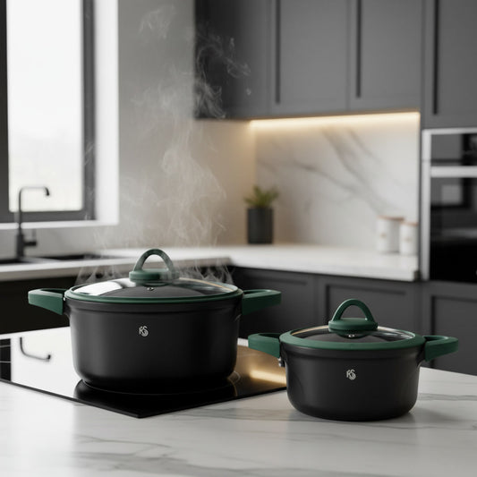 Original Kitchen Star Induction Cooking Pot Set (2 Sizes) | FR HOUSEHOLDS