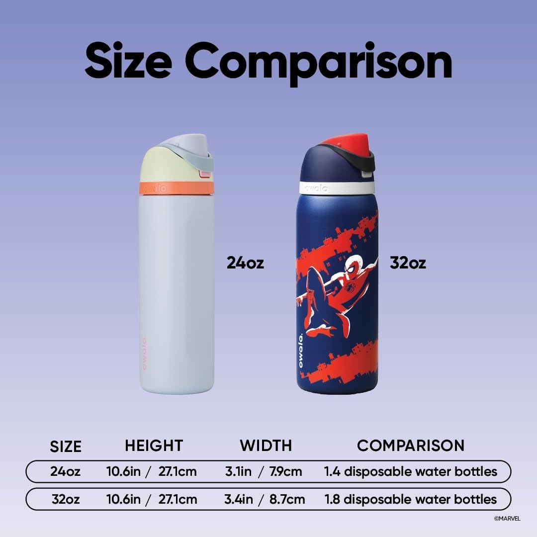 Owala FreeSip® Water Bottle - 32oz | Spider-Man